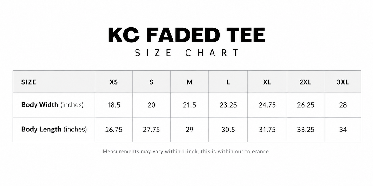 KC Heavy Faded Tee
