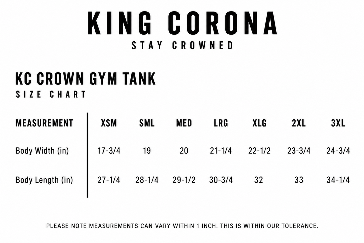 KC CROWNED GYM TANK