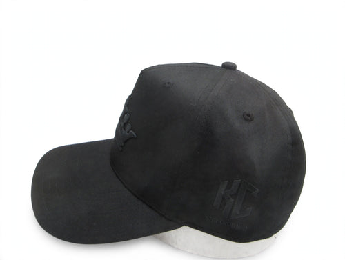 KING CORONA Premium Snapback — Black on Black