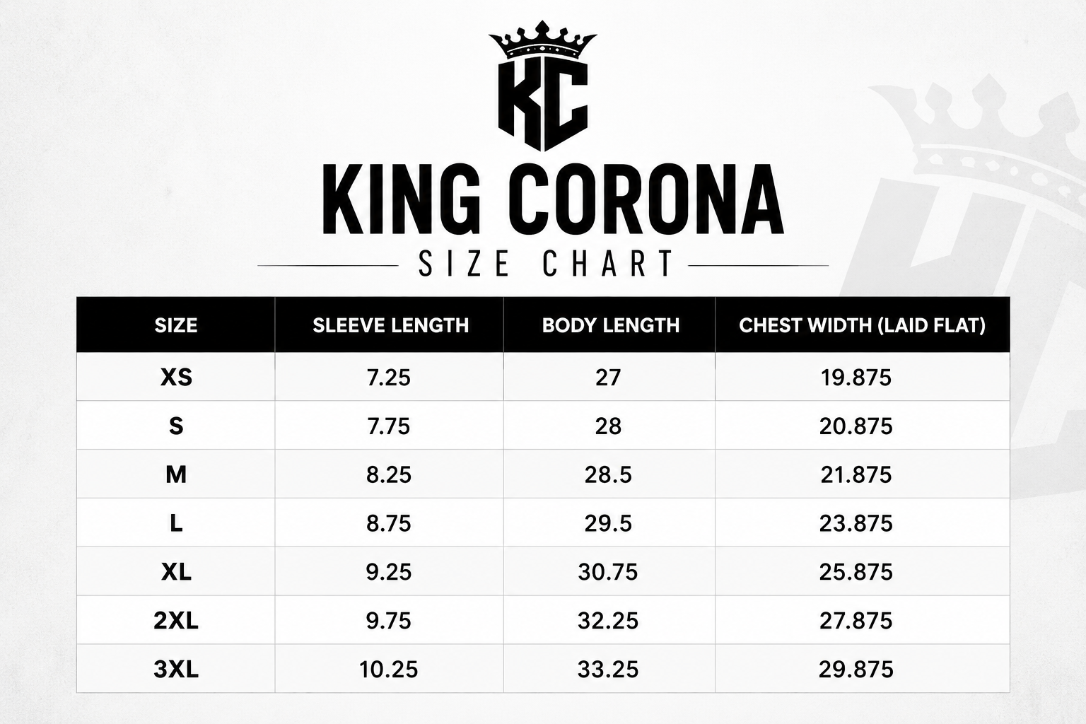 KING CORONA™  Heavyweight Tee