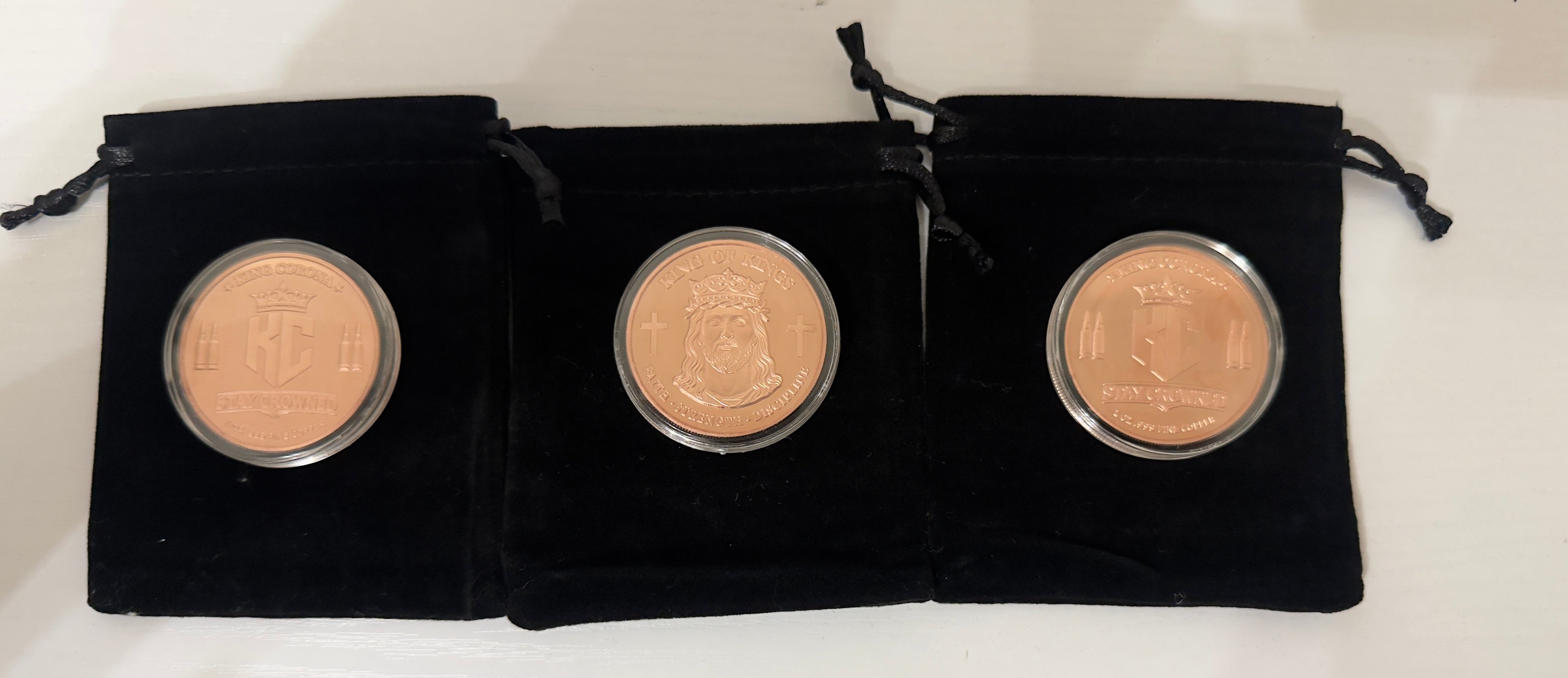 KC STAY CROWNED™ - First Edition 1 oz .999 Fine Copper Round