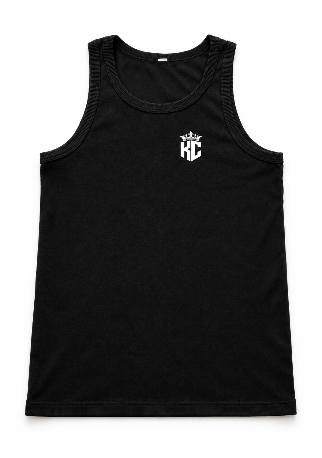 KING CORONA — BLACK RIB TANK