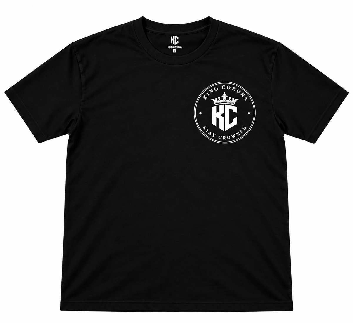 Classic King Corona™ STAY CROWNED logo tee