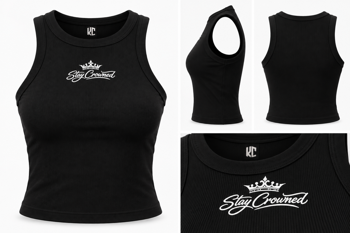 Stay Crowned™ Rib Crop Tank