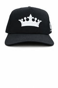 KING CORONA Premium Snapback — Black and White