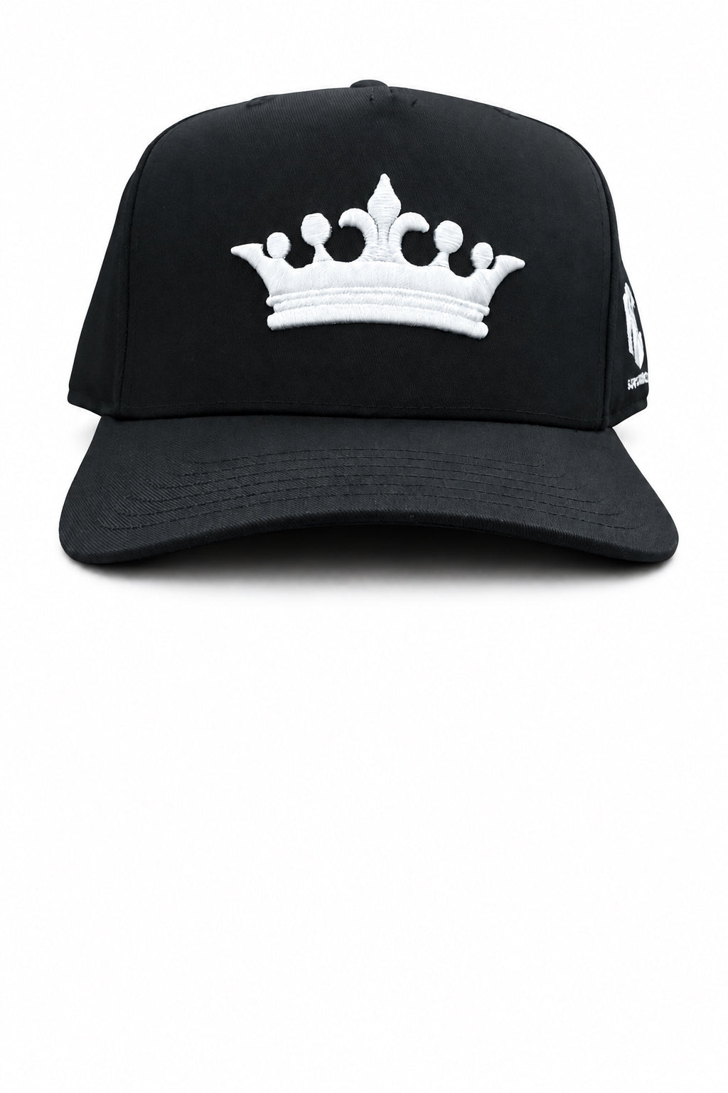 KING CORONA Premium Snapback — Black and White