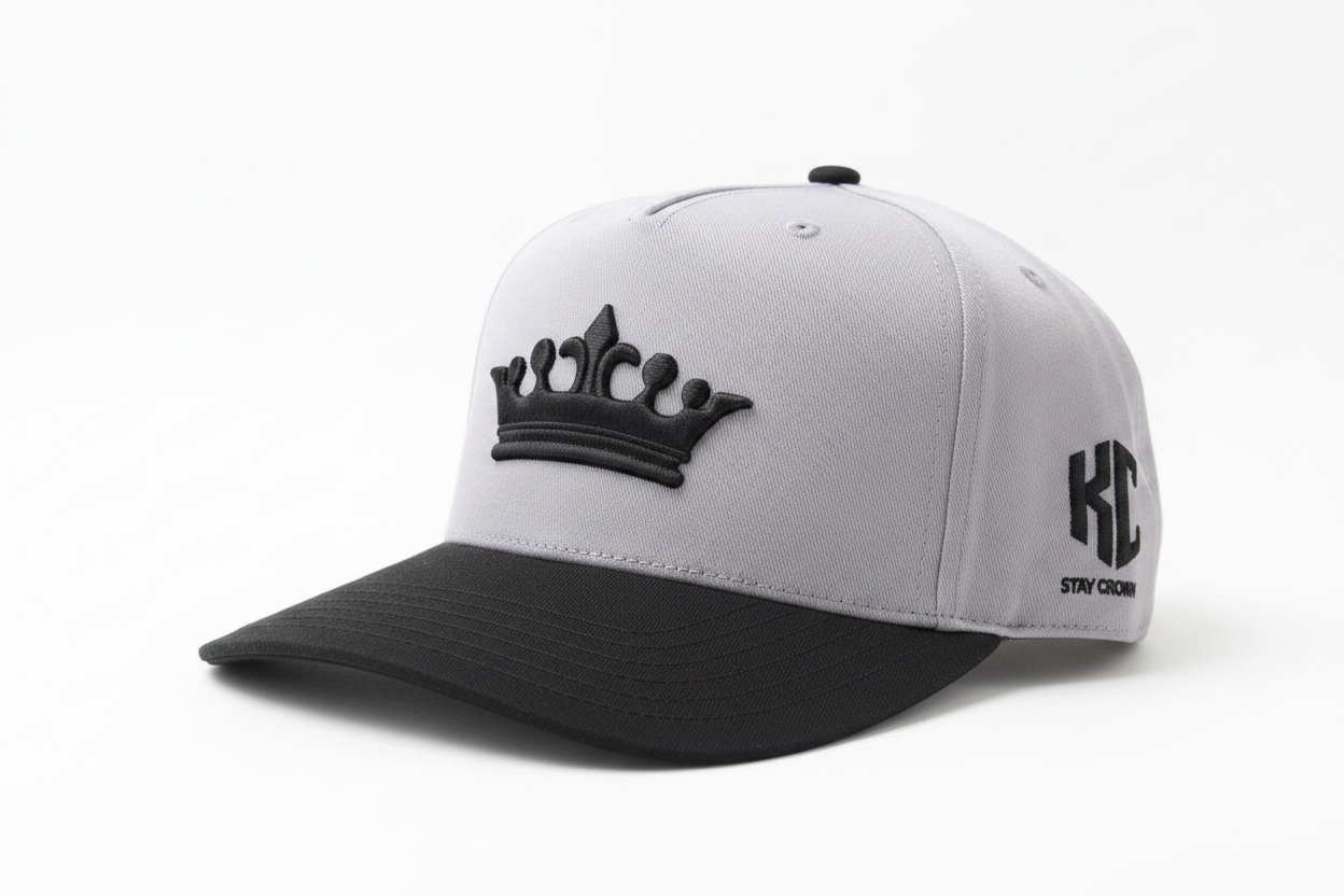 KC Gray Cap - White Background