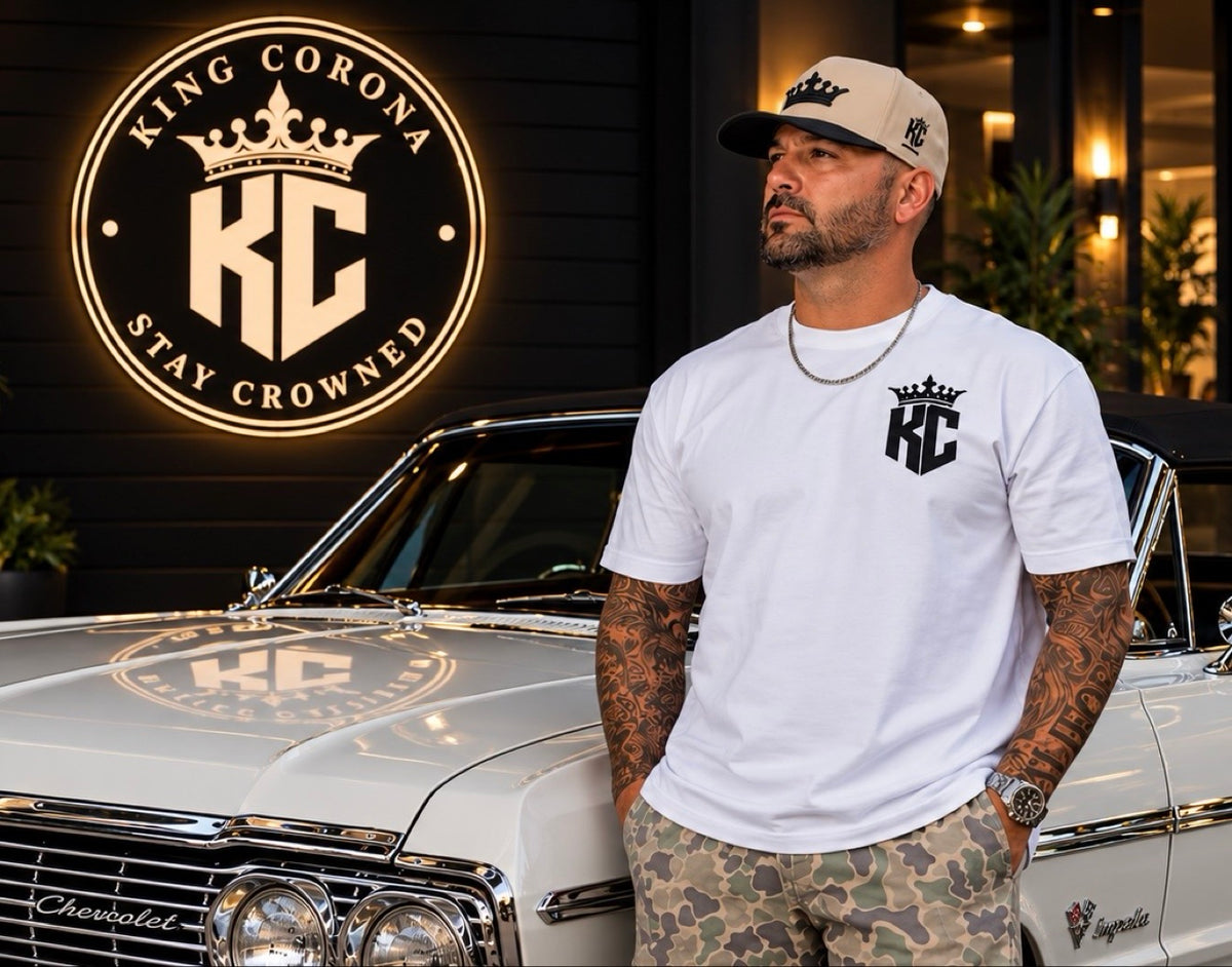King Corona founder by the classic Chevrolet — landscape